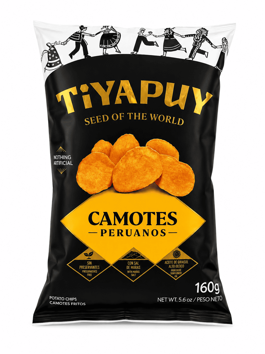 Camote frito typapuy 160g