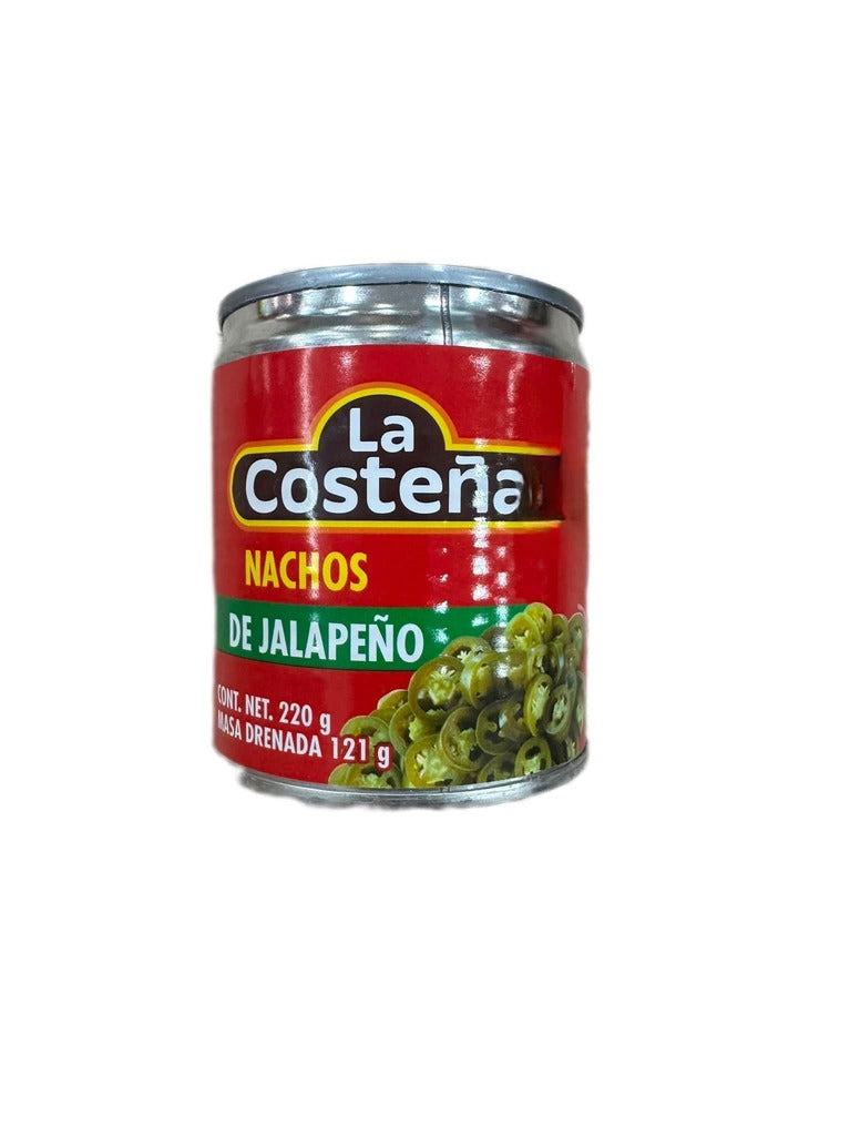 Nachos de jalapeño La Costeña peso neto 220g peso drenado 121g