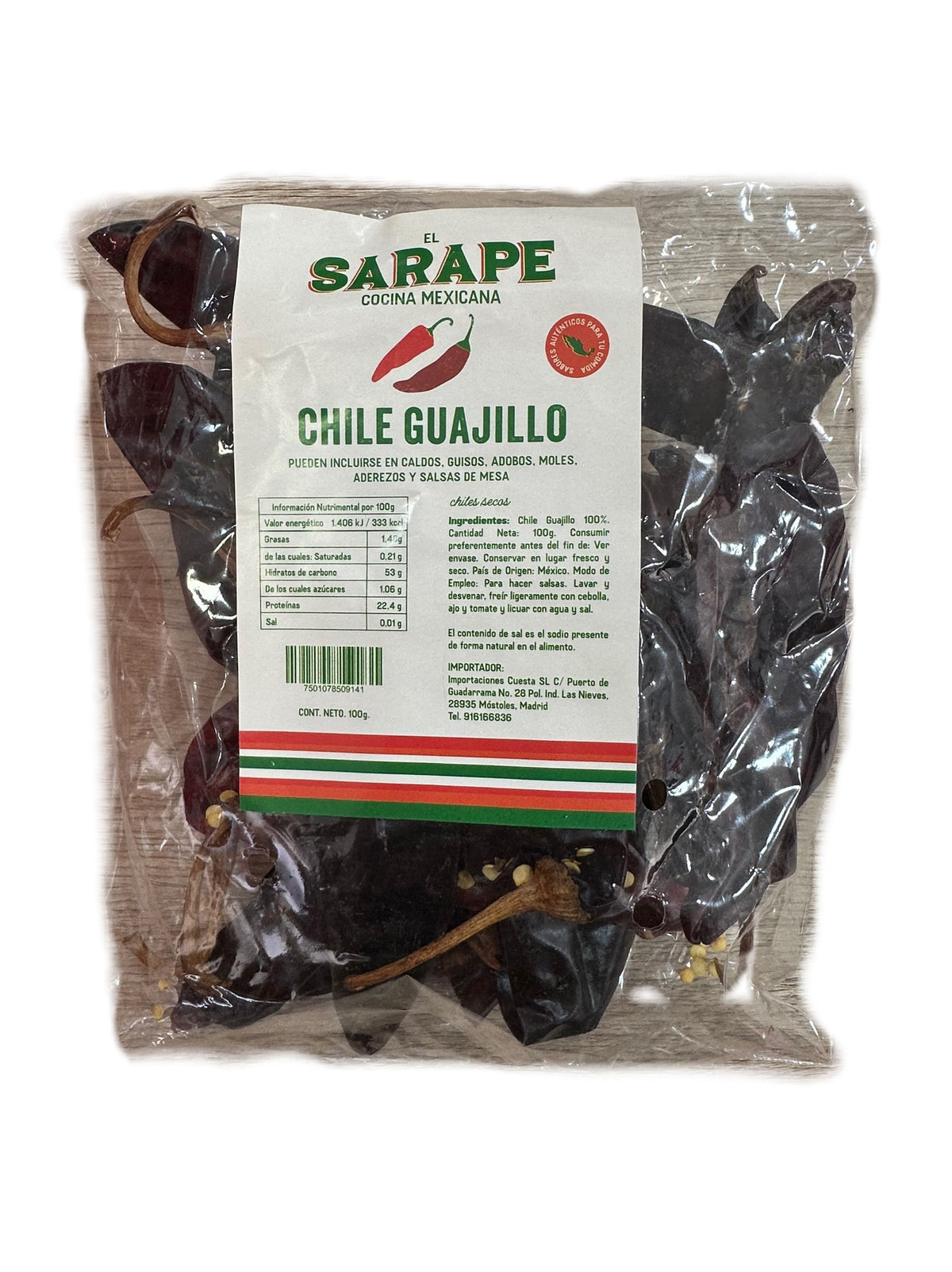 Chile guajillo El Sarape 100g