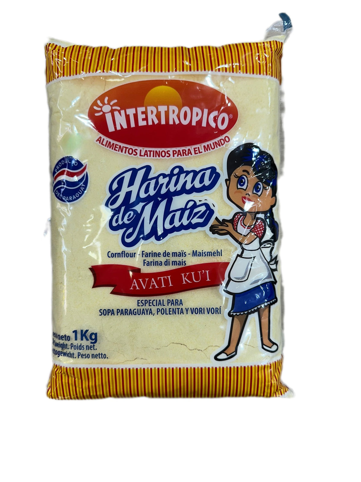 Harina de maiz paraguaya Intertropico 1Kg