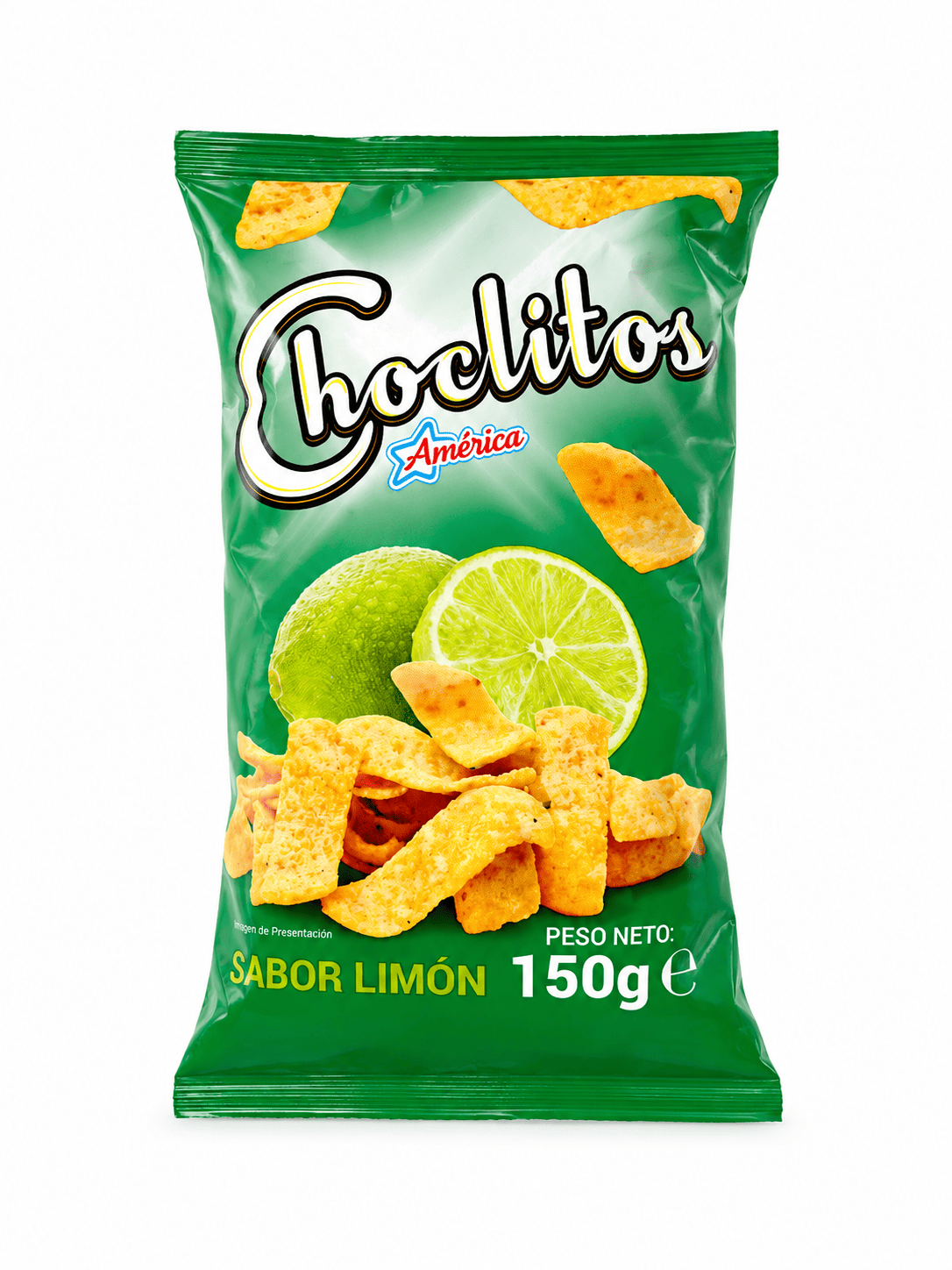Choclitos limón América 150 gramos