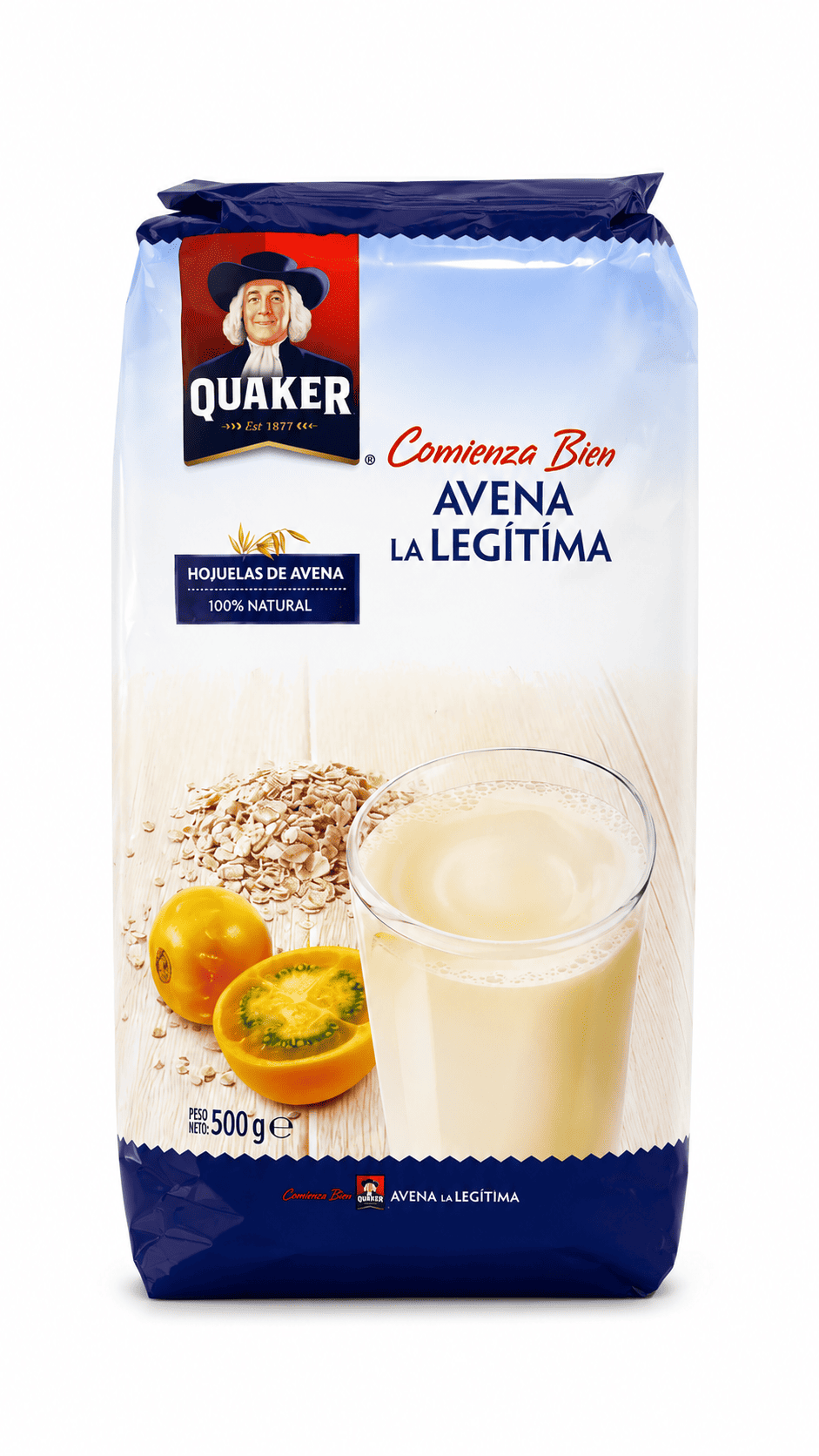 Avena Quaker en hojuelas europeo 500g