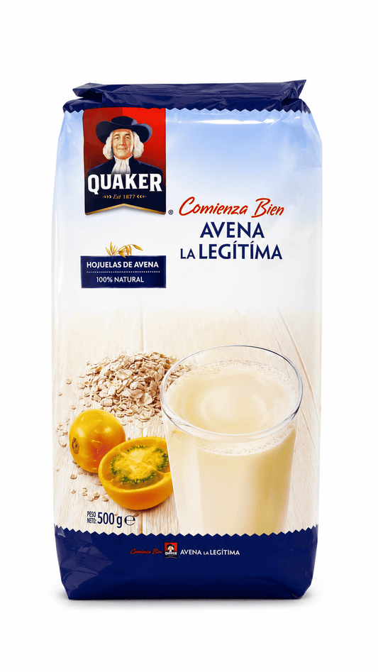 Avena Quaker en hojuelas europeo 500g