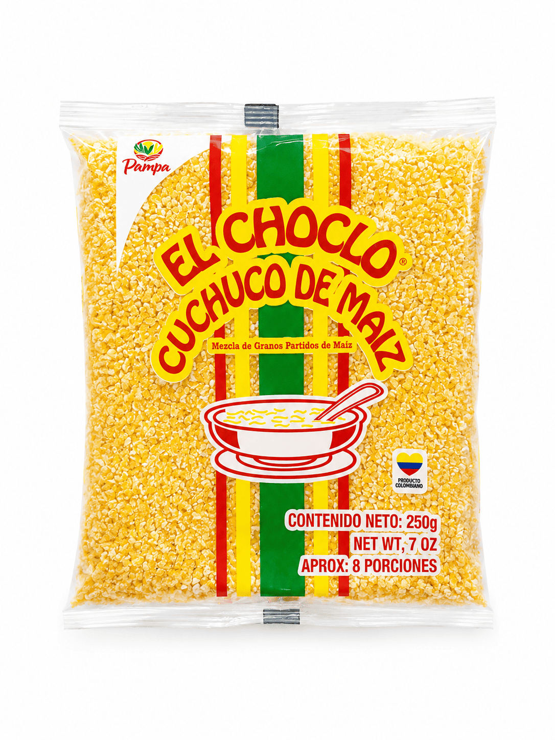 Cuchuco de maíz blanco/amarillo El Choclo 250g