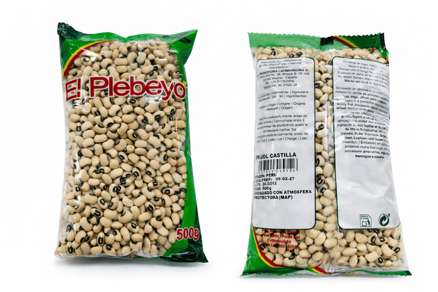 Frijol castilla El plebeyo