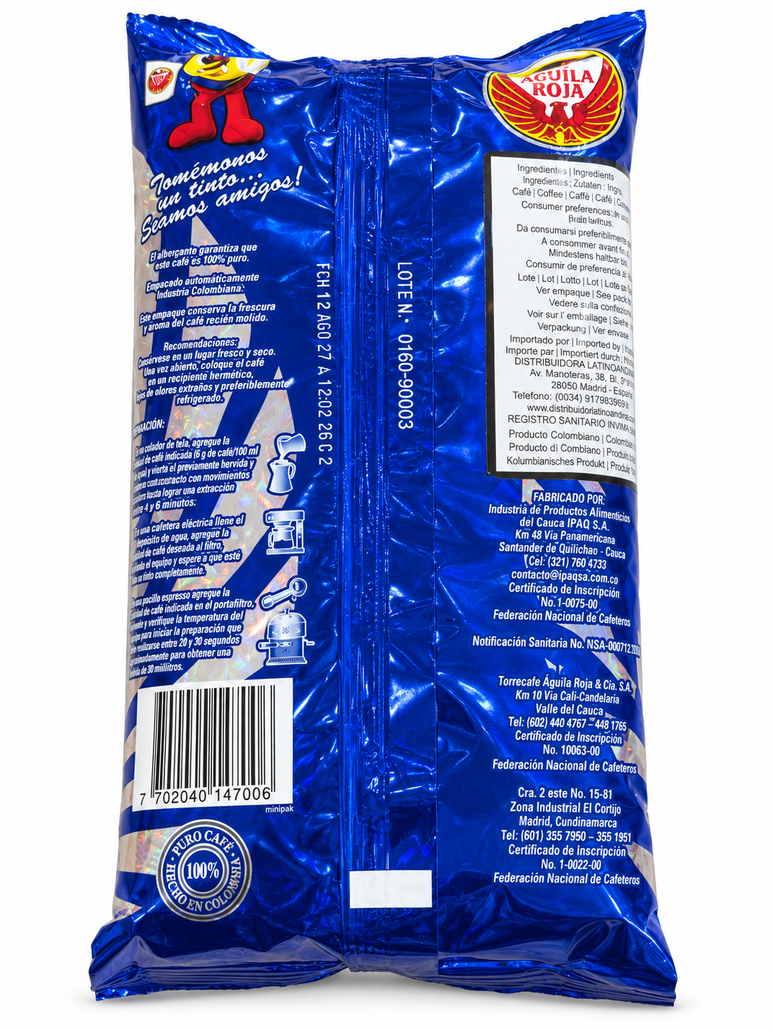 Café Aguila Roja 500 grms