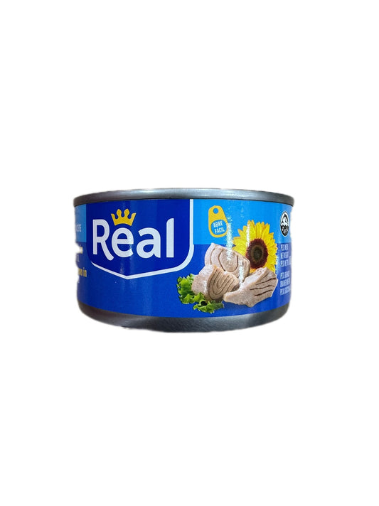 Atun en aceite de girasol Real peso neto 180g