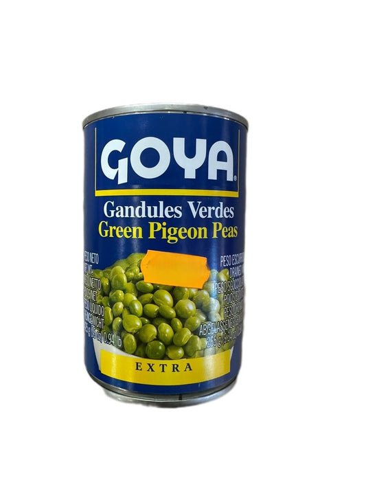 Gandules verdes Goya lata peso neto 425g