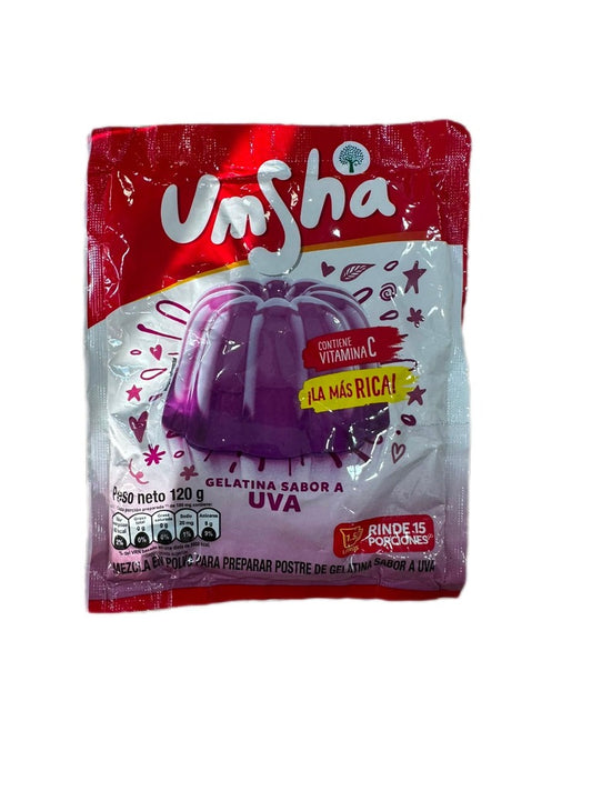 Mezcla en polvo para gelatina sabor Uva 120g