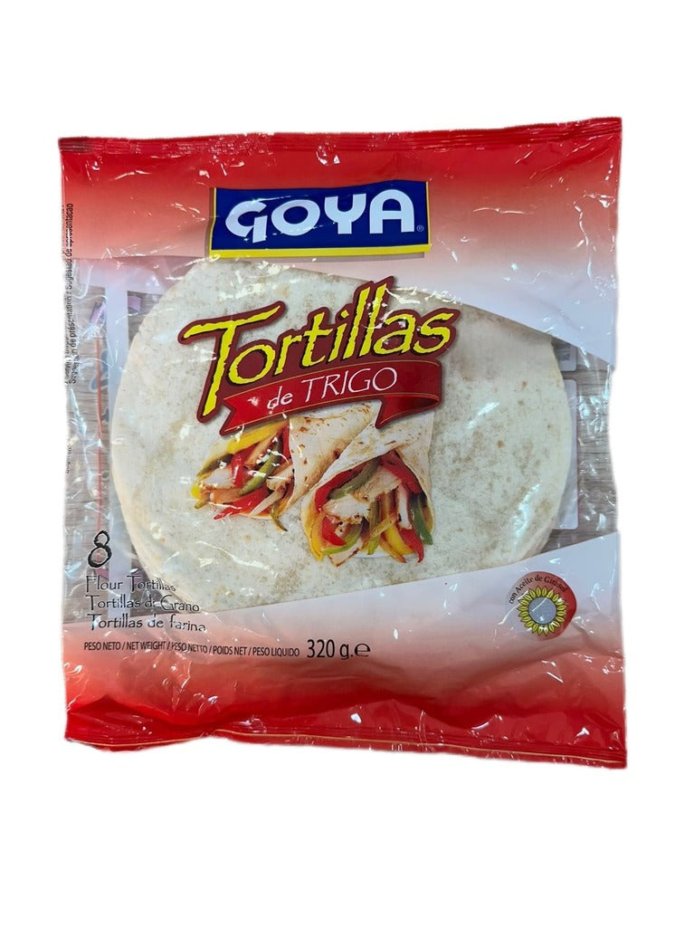 Tortillas de trigo goya 320g 8 unidades